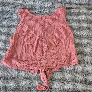 Self Esteem 🖤  Rose Sleeveless CropTop (620)